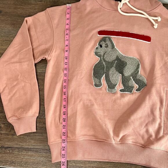 Rawgear Bradley Martyn Salmon Gorilla Medium Pullover Hoodie, Size Small. NWT! - Picture 11 of 13